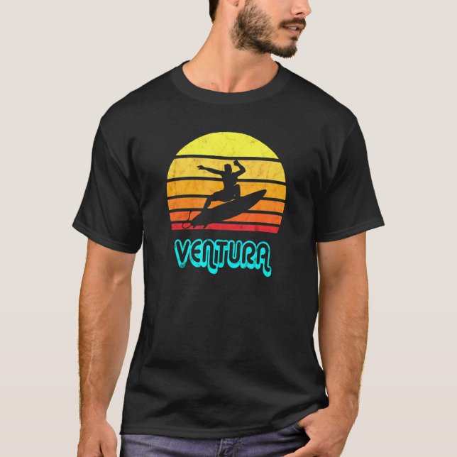 Camiseta Ventura Souvenir Surfing California (Anverso)