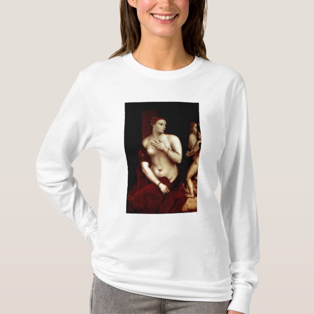 Camiseta Venus delante del espejo (Anverso)