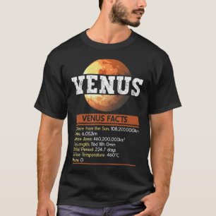 Camiseta Venus Facts - Venus Planet Space Lover T-Shirt