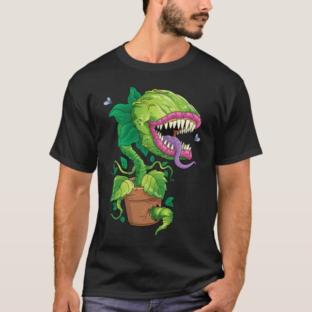 Camiseta Venus Flytrap Monster Carnivorous Plant Carnivore  (Anverso)