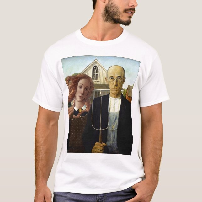 Camiseta Venus gótico americano (Anverso)