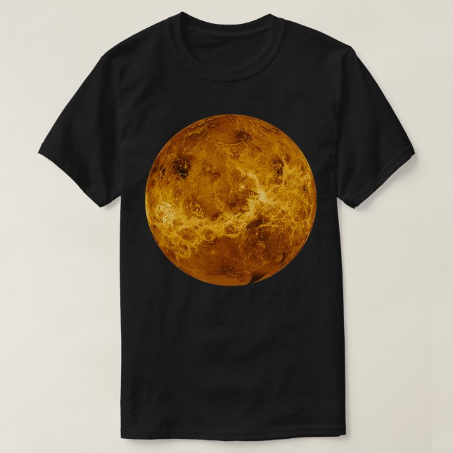 Camiseta Venus La Segunda Ciencia Planeta Astronómica (Diseño del anverso)