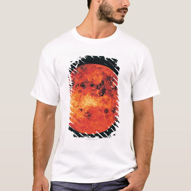 Camiseta Venus, mapa del radar (Anverso)