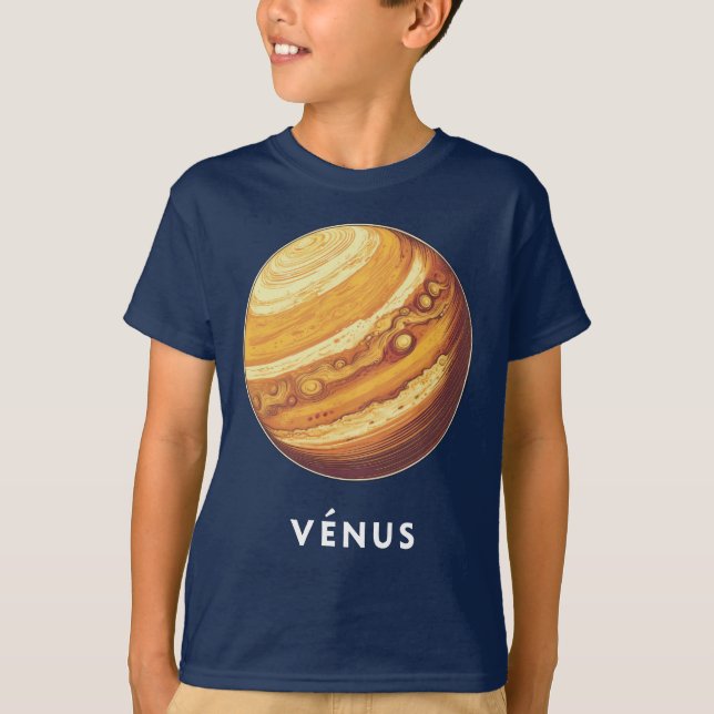 Camiseta Vénus / Venus - Classic Planet Tee T-Shirt (Anverso)