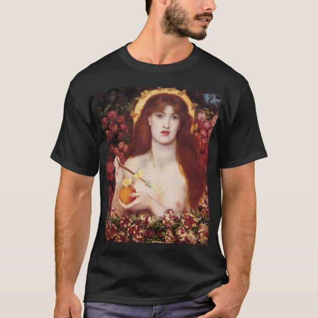 Camiseta Venus Verticordia (por Dante Gabriel Rossetti) (Anverso)