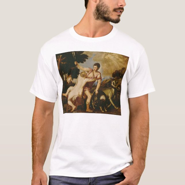 Camiseta venus y Adonis (Anverso)