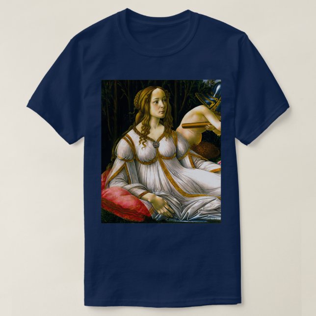 Camiseta Venus y Mars por Sandro Botticelli 1483 Renaissan (Diseño del anverso)