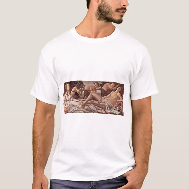 Camiseta Venus y Marte de Botticelli Sandro (la mejor (Anverso)