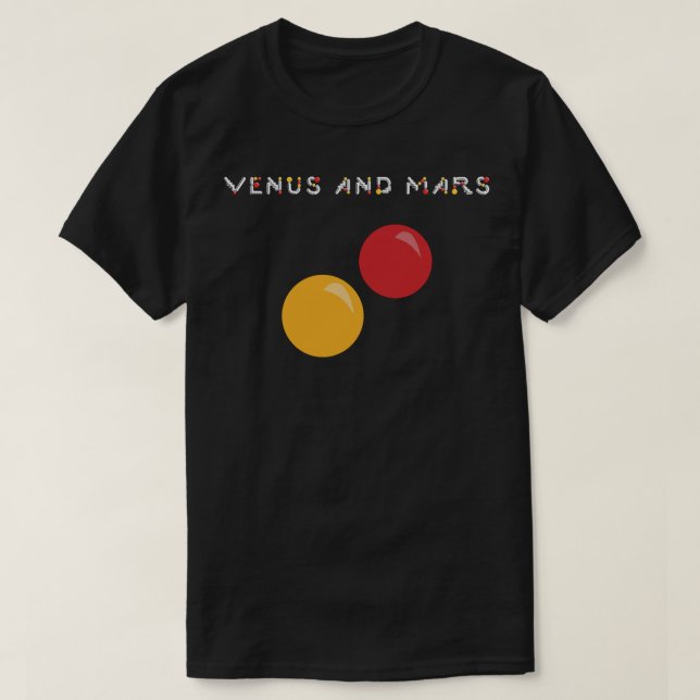 Camiseta Venuss y Mars - Portada del álbum (Diseño del anverso)