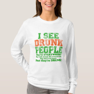 Camiseta Veo a gente borracha