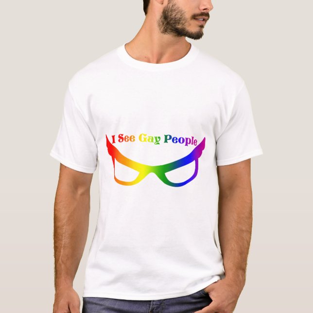 Camiseta Veo a gente gay (Anverso)