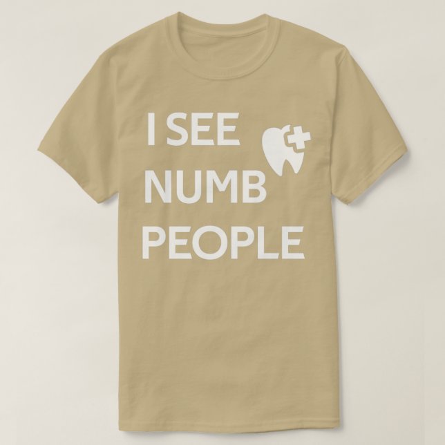 Camiseta Veo a la gente de las extremidades (Diseño del anverso)