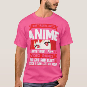 Camiseta Veo Anime y juego videojuegos Anime T-Shirt