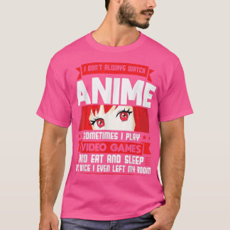 Camiseta Veo Anime y juego videojuegos Anime T-Shirt