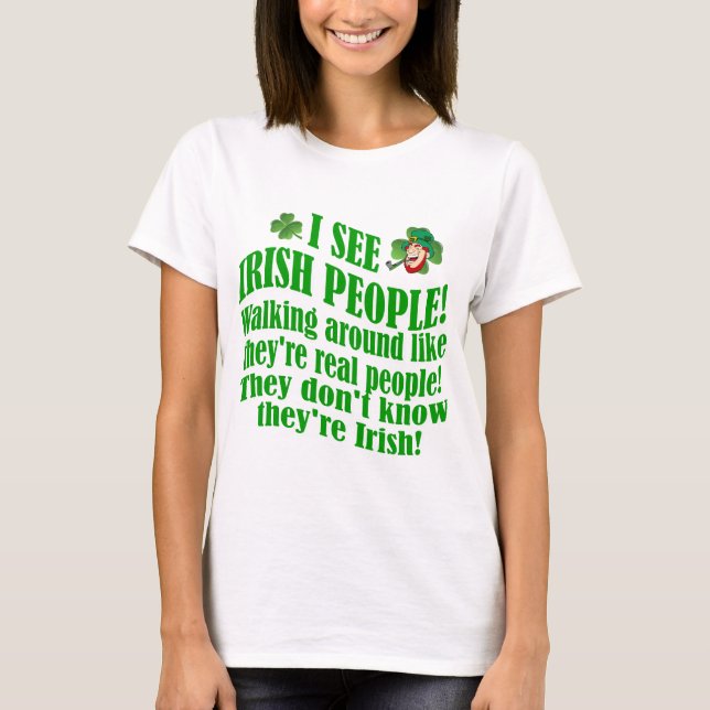 Camiseta Veo irlandeses (Anverso)