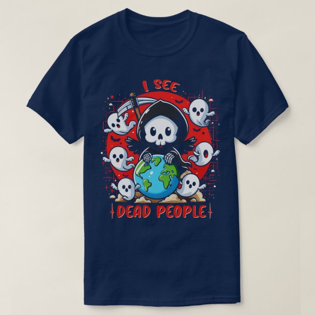 Camiseta Veo Personas Muertas (Diseño del anverso)