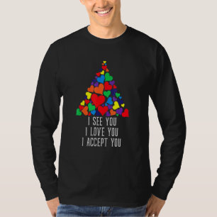 Camiseta Veo Que Te Amo Te Acepto - Lgbtq Ally Gay Pri
