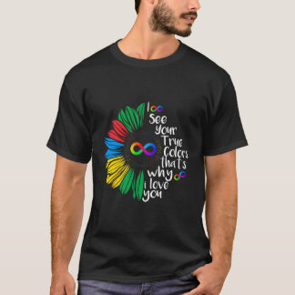 Camiseta Veo Su Verdadero Color Infinito Neurodivers