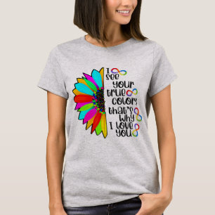 Camiseta Veo Su Verdadero Color Infinito Neurodivers
