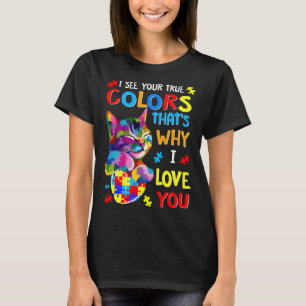 Camiseta Veo tus verdaderos colores Puzzle World Conciencia