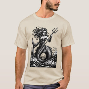 Camiseta Vepar Sirena de los Mares Infernal Ilustración