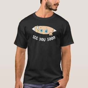Camiseta Ver A Su Bebé Pronto En Curso Mujeres Embarazadas