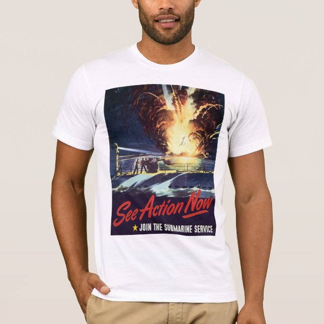 Camiseta Ver acción ahora (Anverso)