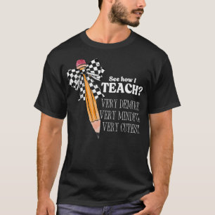Camiseta Ver Cómo Enseño Muy Demuestra Muy Mentiroso Muy Cu