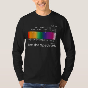 Camiseta Ver El Espectro Para El Operador De Radio Ham
