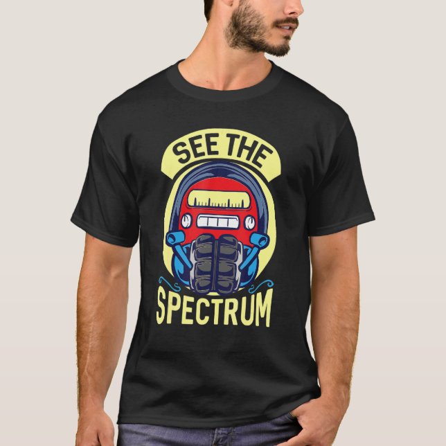Camiseta Ver El Espectro Radio Amateur (Anverso)