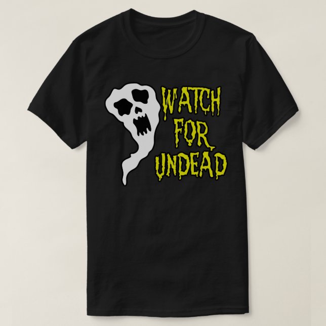 Camiseta Ver El Fantasma Del Horror No Muerto (Diseño del anverso)