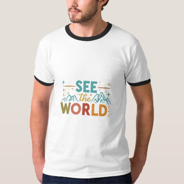 Camiseta Ver el mundo (Anverso)