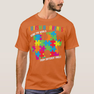 Camiseta Ver El Mundo Desde Distintos Ángulos El Autismo En