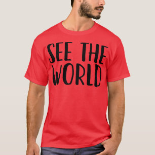 Camiseta Ver El Mundo Grande Para Aventura Al Aire Libre
