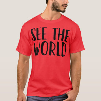 Camiseta Ver El Mundo Grande Para Aventura Al Aire Libre