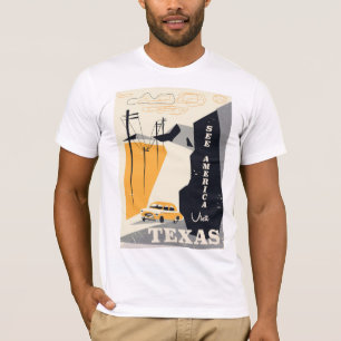 Camiseta Ver Estados Unidos - poster de viajes vintage de T