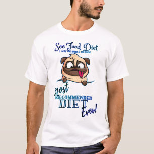 Camiseta VER Gente de la dieta de alimentos