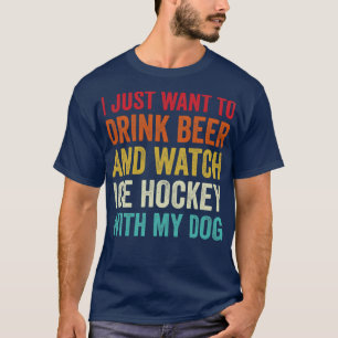 Camiseta Ver Hockey sobre hielo con mi divertido ventilador