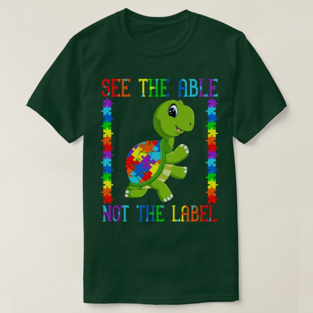 Camiseta Ver La Concienciación Sobre El Autismo De La Capac (Diseño del anverso)