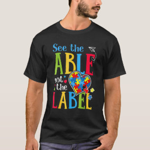 Camiseta Ver Lo Capaz No La Etiqueta Autismo Rompecabezas A