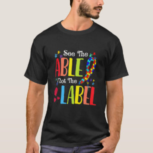 Camiseta Ver Lo Capaz No La Etiqueta Cinta Rompecabezas Aut