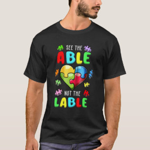 Camiseta Ver lo capaz no la etiqueta piezas de rompecabezas