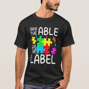 Camiseta Ver lo Capaz No la Etiqueta Rompecabezas de Concie