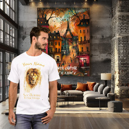 Camiseta Ver más allá - Espejo digital | Arte de leones Cyb