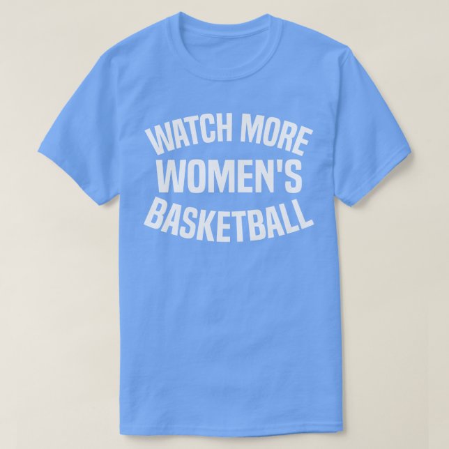 Camiseta ver más baloncesto femenino (Diseño del anverso)