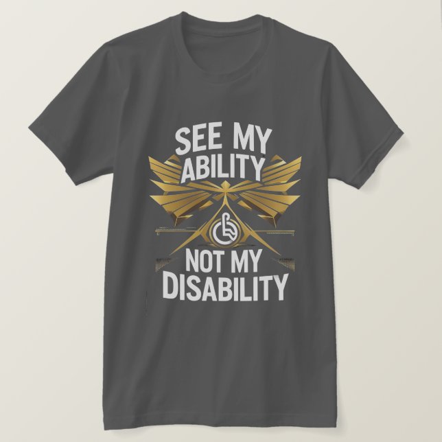 Camiseta Ver mi habilidad - Empoderamiento de diseño de cam (Anverso del diseño)