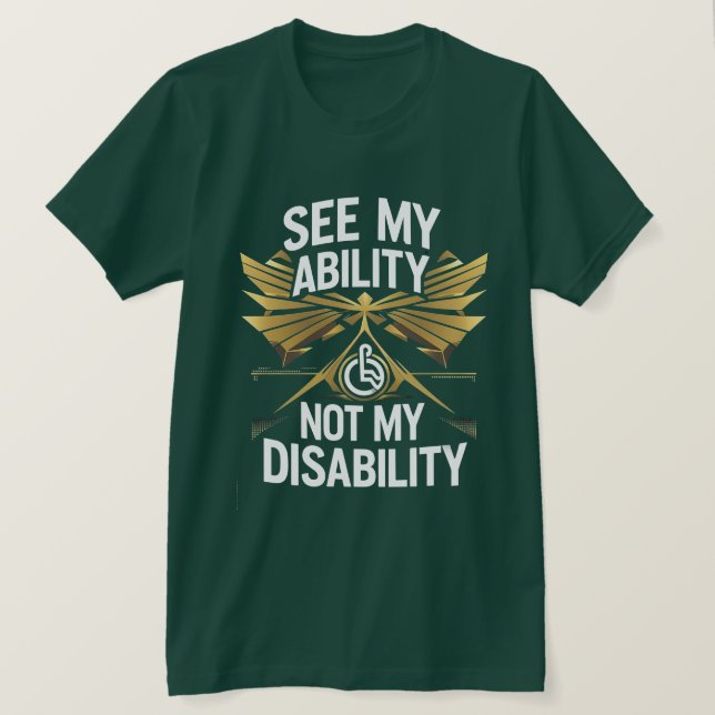 Camiseta Ver mi habilidad - Empoderamiento de diseño de cam (Anverso del diseño)