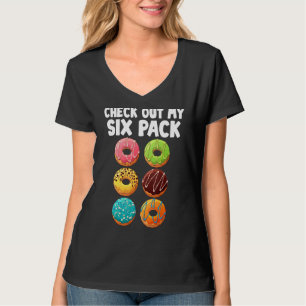 Camiseta Ver Mi paquete de seis Donut Doughnut Men Gy