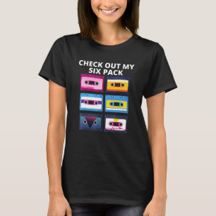 Camiseta ver mi paquete de seis Mixtape 80s 90s Retro Gym