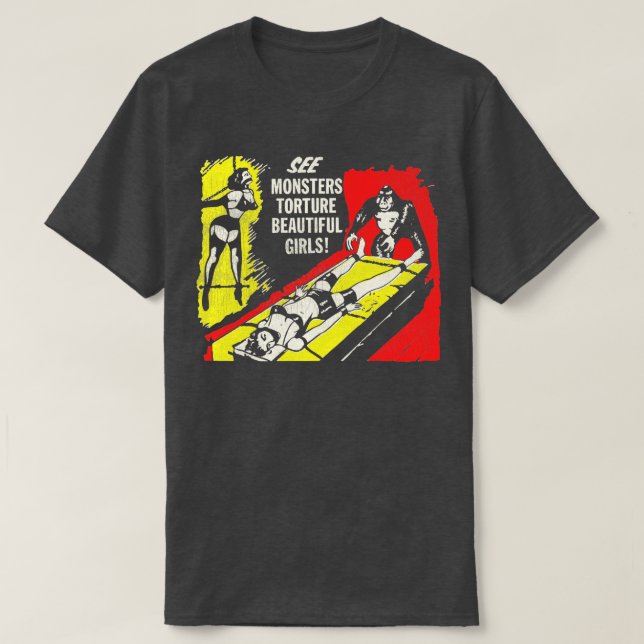 Camiseta Ver Monstruos Dr. Macabre Horror de los años 50 (Diseño del anverso)